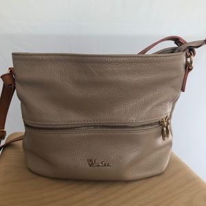 Vintage Valentina Italian Leather Shoulder Bag